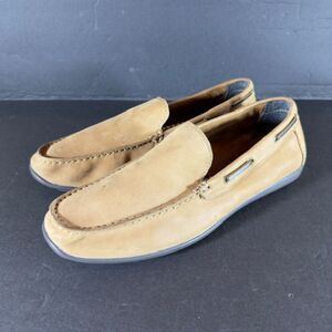 Crown & Ivy Golden Brown Leather Loafers Men's Size 10